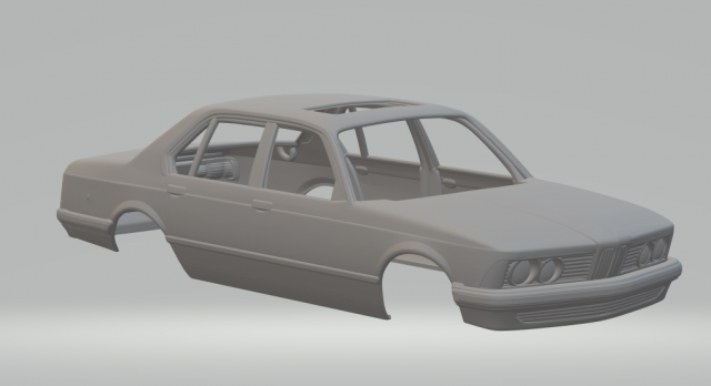 Series 7 sedan 82 3D-Druckmodell .c4d .max .obj .3ds .fbx .stl .blend 