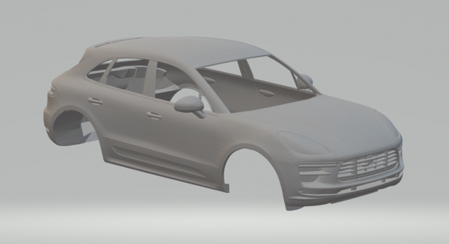 Porsche macan Modèles 3D en vedette .c4d .max .obj .3ds .fbx .stl .blend 