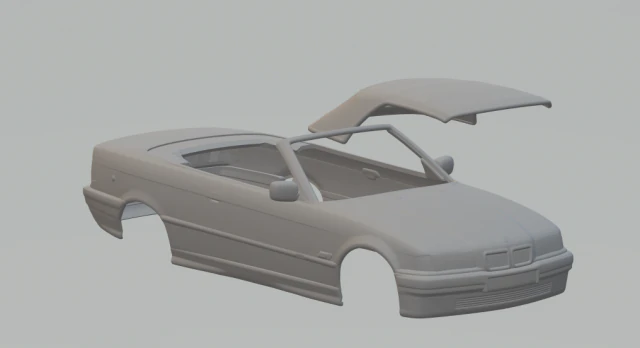 Series 3 convertible e 36 1993 3D Print Model .c4d .max .obj .3ds .fbx .stl .blend 