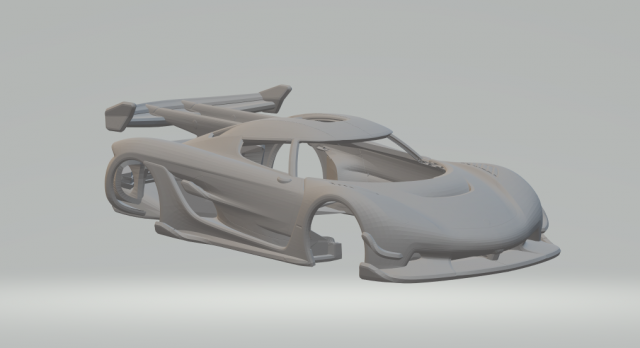 Koenigsegg jesko Modello di stampa 3D .c4d .max .obj .3ds .fbx .stl .blend 