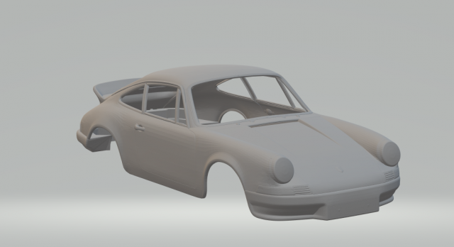 Porsche 911 carrera rs 73 3D 打印模型 .c4d .max .obj .3ds .fbx .stl .blend 