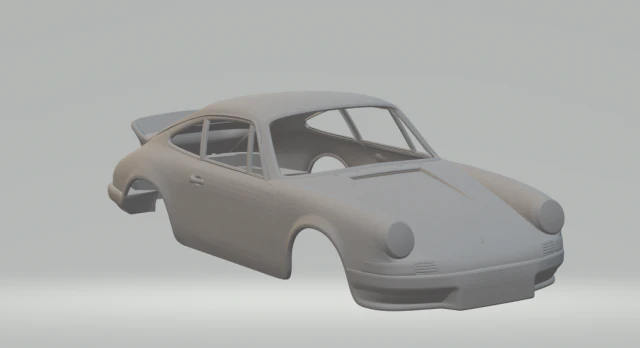 Porsche 911 carrera rs 73 3D Print Model .c4d .max .obj .3ds .fbx .stl .blend 