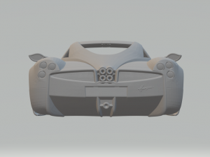 Maserati merak 72 3D-printmodel
