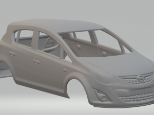 Opel corsa hatch 5doors 3D Print Model