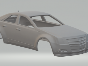 CADILLAC CTS SEDAN 07 V1 3D Baskı Modeli