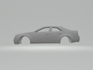 CADILLAC CTS SEDAN 07 V1 Modelo de impresión 3D