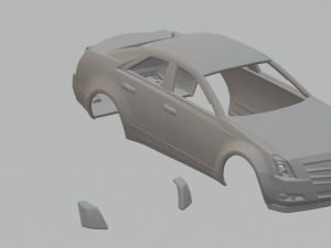 CADILLAC CTS SEDAN 07 V1 Modelo de impresión 3D