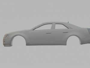 CADILLAC CTS SEDAN 07 V1 3D-printmodel