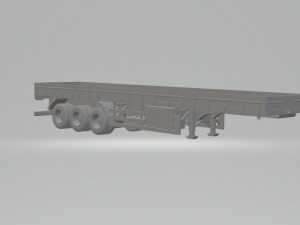 Trailer hauler truck guerra brazil 3D Print Model