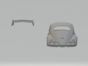 Vw beetle fusca sedan 3D Принт Модель
