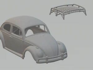 Vw beetle fusca седан 3D Принт Модель