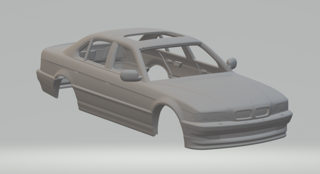 Alpina series 7 3D Print Model .c4d .max .obj .3ds .fbx .stl .blend 