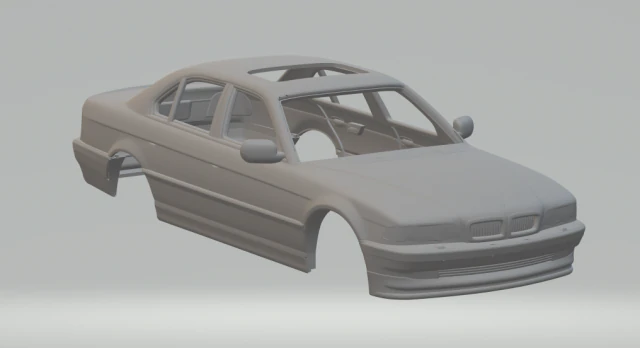 Alpina series 7 3D Print Model .c4d .max .obj .3ds .fbx .stl .blend 