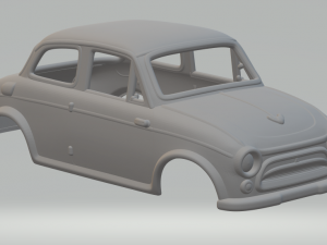 Mitsubishi colt 500 1960 Model Cetak 3D