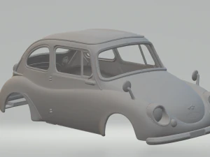 Subaru 360 3D Print Model