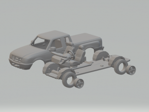 Ranger extend cab Modelo de Impressão 3D