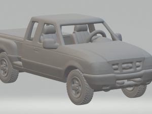 Ranger extend cab 3D-printmodel