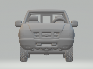 Ranger extend cab 3D-printmodel