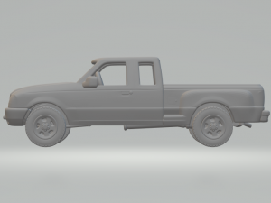 Ranger extend cab 3D-printmodel