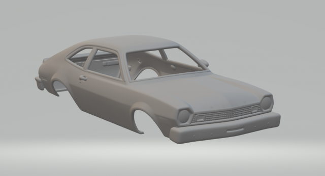 Pinto 76 3D Принт Модель .c4d .max .obj .3ds .fbx .stl .blend 