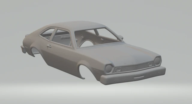 Pinto 76 3D Print Model .c4d .max .obj .3ds .fbx .stl .blend 