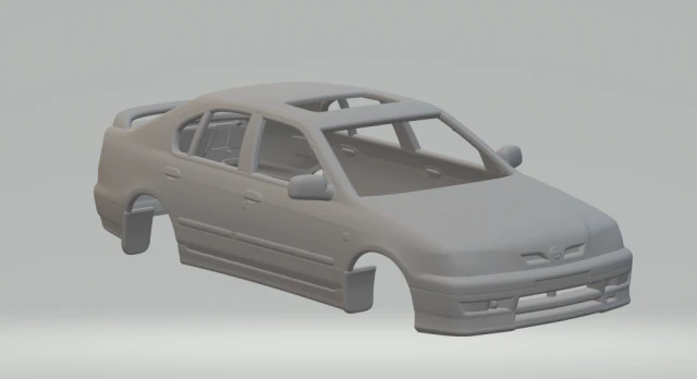 Nissan primeira mk2 3D Print Model .c4d .max .obj .3ds .fbx .stl .blend 