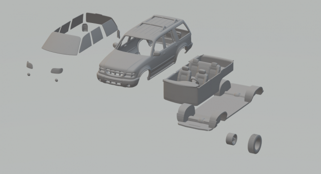 Explorer 94 Modello di stampa 3D .c4d .max .obj .3ds .fbx .stl .blend 
