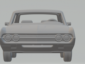 Torino Station Wagon 71 kit Modèles 3D en vedette