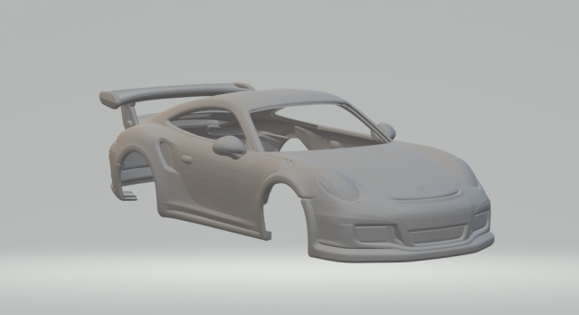 Porsche 911 GT3RS 2016 3D प्रिंट मॉडल .c4d .max .obj .3ds .fbx .stl .blend 