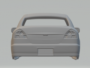 Nissan president 2003 3D 프린트 모델