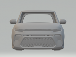 2022 Kia Soul GT-Line 3Dプリントモデル