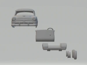 Mainline Tudor Sedan 52 3D Print Model