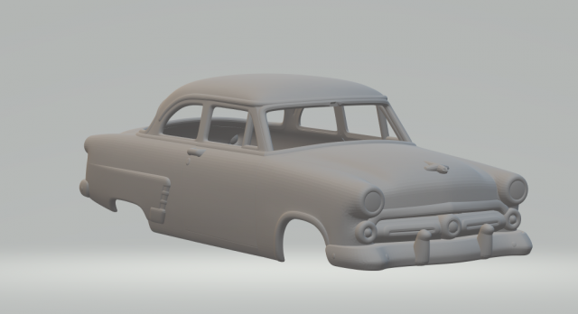 Mainline Tudor Sedan 52 body Modelo de Impressão 3D .c4d .max .obj .3ds .fbx .stl .blend 