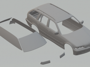 3-series E36 touring 1990 3D Print Model