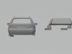 3-series E36 touring 1990 3D प्रिंट मॉडल
