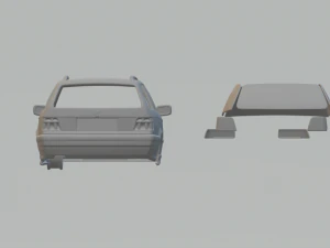 3-series E36 touring 1990 3D Print Model