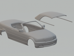 3-series E46 convertible 2004 3D Print Model