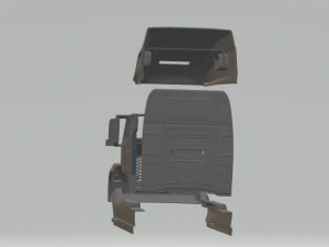 Volvo VNL Sleeper Cab 3D Print Model