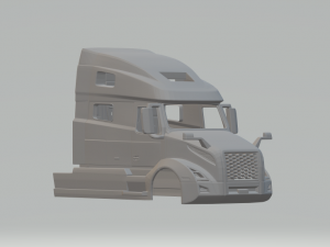 Volvo VNL Sleeper Cab Modèles 3D en vedette