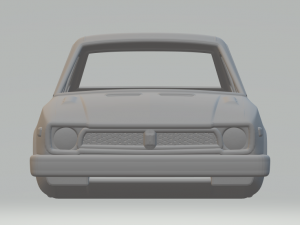 Honda civic 76 4doors 3Dプリントモデル