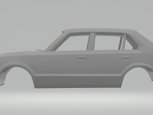 Honda civic 76 4doors 3Dプリントモデル