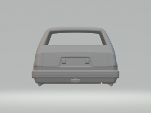 Honda civic 76 4doors 3Dプリントモデル
