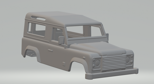 Land Rover Defender 90 2011 Modèles 3D en vedette .c4d .max .obj .3ds .fbx .stl .blend 