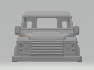 Land Rover Defender 90 2011 Modèles 3D en vedette