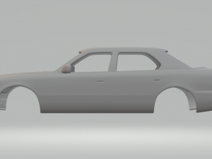 Lexus ls mk2 3D Print Model