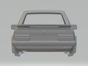 Escort rs turbo Modello di stampa 3D