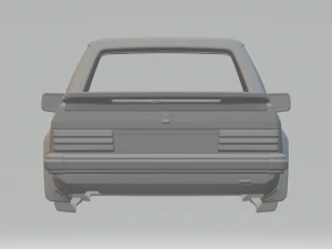 Escort rs turbo 3D Print Model