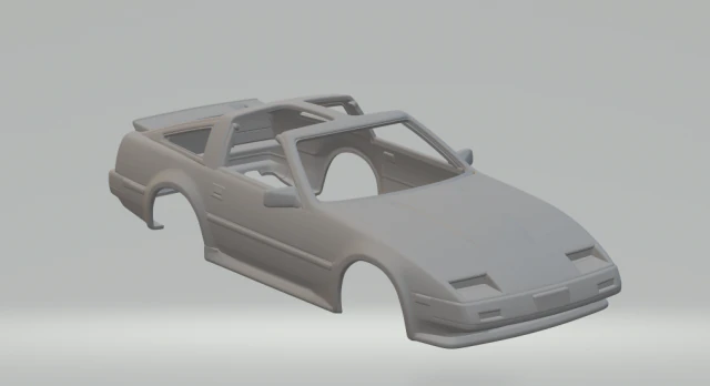 Nissan 300ZX Mk1 1984 3D Print Model .c4d .max .obj .3ds .fbx .stl .blend 