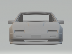 Nissan 300ZX Mk1 1984 3Dプリントモデル