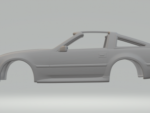 Nissan 300ZX Mk1 1984 3Dプリントモデル